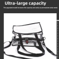 PVC shoulder bag PVC crossbody bag Fashion shoulder large capacity crossbody bag